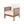 Outdoor Tub Design Armchair with Woven Rope and Acacia Wood