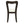 Dining Chair Without Arm Set of 2 (Dark Brown + Beige)
