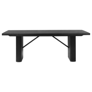Houston - Rectangular Double Dining Table Top - Black