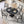5 Piece Dining Set Extendable Round Table And 4 Chairs - Black / Oak