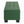 Green Storage Ottoman Bench, PU Upholstered Footrest with Solid Wood Legs