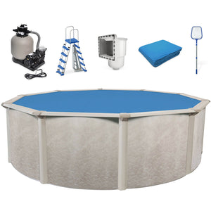 Aquarian Phoenix 21' x 52" Steel Frame Above Ground Swimming Pool Kit with Pump