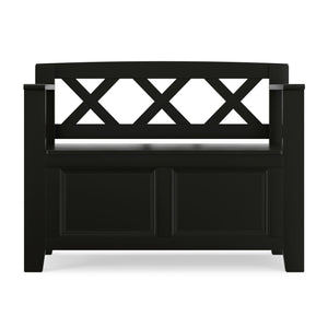 Amherst - Small Transitional Entryway Storage Bench