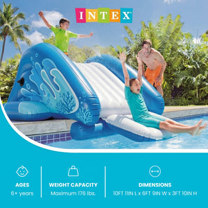 Intex Kool Splash Inflatable Play Center Swimming Pool Water Slide (2 Pack)