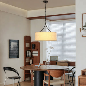 3 Light Drum Pendant Light