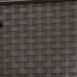 Sterilite 3 Drawer Decorative Plastic Weave Storage Tower, 2-Pack, Espresso