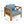 Outdoor Acacia Wood Club Wooden Armchair with Cushions (Set of 2)