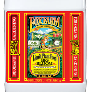 Fox Farm Big Bloom FX14003 Organic Plant/Flower Liquid Food Concentrate, 1Gallon