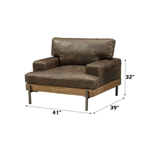 Silchester - Chair - Chocolate / Oak