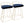 Canary - Contemporary / Glam Counter Stool (Set of 2) - Gold / Blue