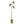 Harmony - Floor Lamp With Rotary Switch Triple Spots Block Base - Gold
