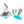 Kokido EV85CBX/17/US Telsa 85 Rechargeable Handheld Electric Pool Vacuum Set - TRAPSKI