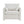 Fixed Modern Accent Chair Single Seater Plush Chenille Lounge Chair With High Resilience Cushion - Ivory White
