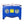 Bench Top Portable Sand Blaster Cabinet Kit 25 Gallon With 80 Psi Capacity - Blue