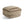 Rustic Wool and Cotton Large Pouf Handcrafted Tufted Design - Brown / Beige