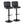 Henry - Contemporary Adjustable Barstool & Swivel With Rounded T Footrest (Set of 2)