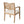 Farmhouse Dining Chairs Set of 2 with Upholstered Seats and Rattan Backrest
