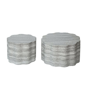 Set of 2 Round Coffee Tables