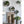 Farmhouse Round Metal Wall Planter (Set of 5) - Gray