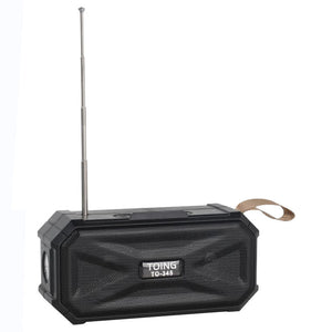 Solar-Powered Flashlight Bluetooth Speaker