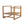 Acacia Wood Outdoor Set: 2 Club Chairs + Rustic Slat Side Table