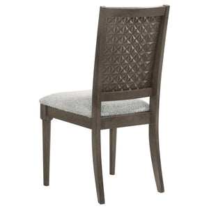 Perkins - Upholstered Dining Side Chair (Set of 2) - Dark Brown