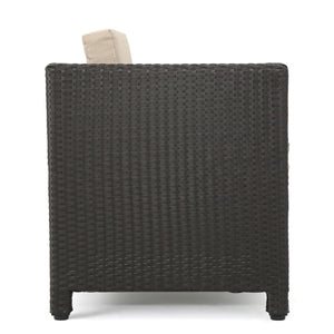 Stylish Outdoor Club Chair With Weather Resistant Cushions