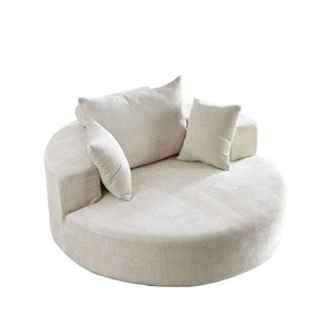 Swivel Chair With Rotating Base For Living Room