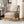 Rubber Wood Accent Chair with Upholstered Fabric and High-Density Sponge Cushion