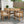 5 Piece Round Patio Table & Cushioned Armrest Chairs, Outdoor Dining Set With Umbrella Hole