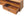Solid Wood Lunar Wall-Mounted Media Unit, 2-Drawers, Chestnut