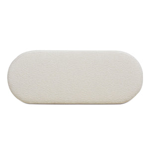 Fuji - Upholstered Oval Storage Bench