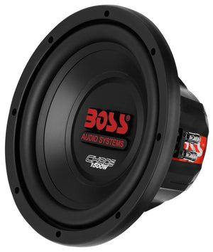 Boss 10" 1500W Subwoofer + Q Power Truck Enclosure + Boss 1100W A/B Amplifier