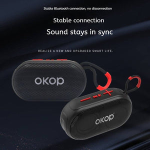 KP-813 Portable Outdoor Bluetooth Speaker With Handle High Quality Audio Deep Bass Wireless TF Card Support Cross-Border Model