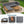 Luxury L-Shaped Acacia Wood Outdoor Sectional Sofa Set