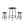 3-Piece Bar Table Set with 2 Bar Stools