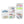 Sterilite 6 Qt Clear Plastic Storage Container Bin Snap Close White Lid, 36 Pack