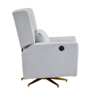 Power Recliner Chair Swivel Upholstered 360° Swivel Recliner