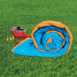 Banzai Pipeline Twist Kids Inflatable Outdoor Water Pool Aqua Park and Slides - TRAPSKI