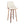 Gianna - Mid Century Modern Fixed Height Barstool With Swivel With Round Footrest (Set of 2)