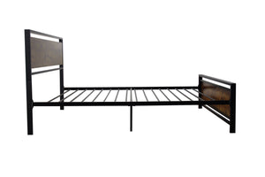 Twin Size Metal Bed Frame, Modern Style and Comfort - Black