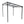 Outdoor Pergola 8' x 10' Metal Inclined Roof