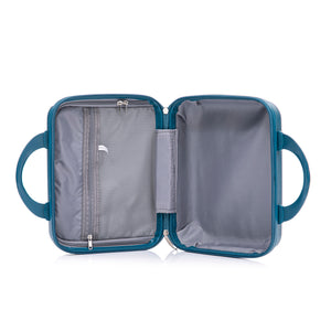 14"/20"/24"/28" 4-Piece PP Spinner Wheel Luggage Set with Cosmetic Case (Blue)
