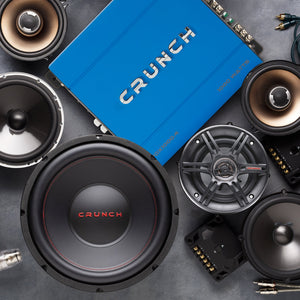 Crunch PowerDriveX 1000 Watt 4 Channel Exclusive Blue A/B Car Stereo Amplifier