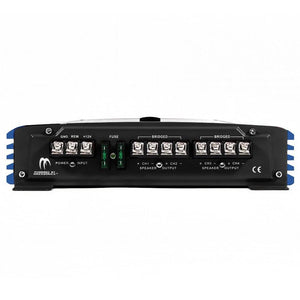 Crunch PowerDriveX 4 Channel Car Stereo Amplifier with 300W 6.5" Speakers, Pair