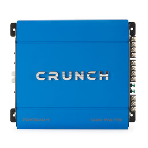 Crunch PowerDriveX 1000 Watt 4 Channel Exclusive Blue A/B Car Stereo Amplifier