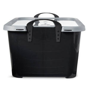 Life Story 55 Quart Stackable Storage Bin, Heavy Duty Lidded Container, 24 Pack