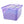 Life Story 55 Quart Stackable Storage Bin, Light Duty Container, Purple, 24 Pack