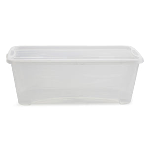 Life Story 6L Shoe and Closet Storage Box Stacking Containers, Clear (10 Pack)
