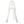 Vinyl Works SLA A-Frame Adjustable 48-56 Inch Above Ground Pool Ladder, White